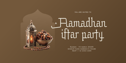 Syahadat Lathifah Font Poster 2