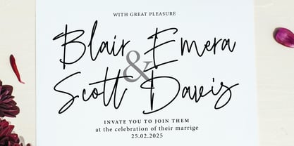 Gracelin Signature Font Poster 5