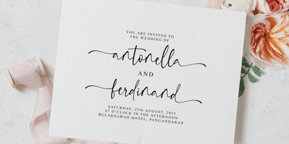 Belathine Font Poster 6