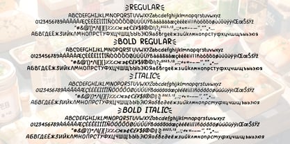 Manga Style Pro Font Poster 4