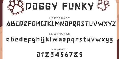 Doggy Funky Font Poster 5