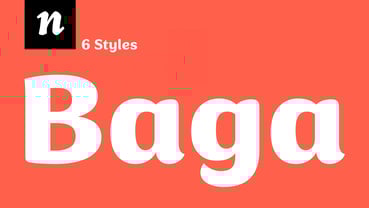 Baga Font Poster 1