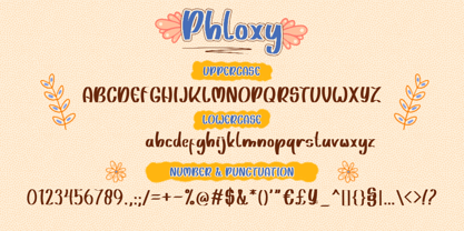 Phloxy Font Poster 6