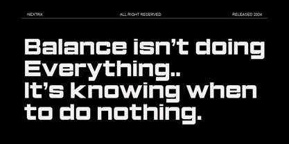 Nextra Font Poster 6