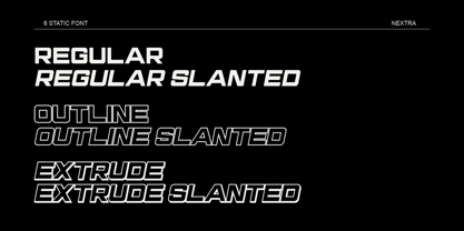 Nextra Font Poster 2