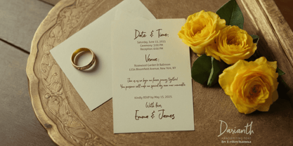 Darianth Font Poster 5
