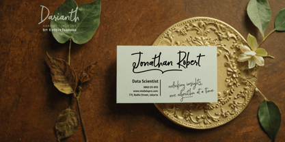 Darianth Font Poster 8