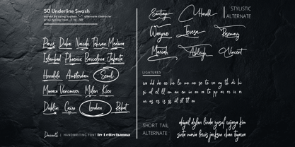 Darianth Font Poster 4