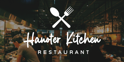 Hashing Font Poster 11