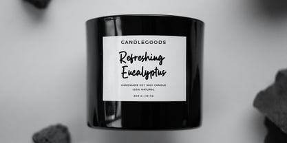 Hashing Font Poster 2