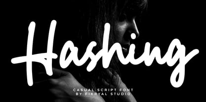 Hashing Font Poster 1