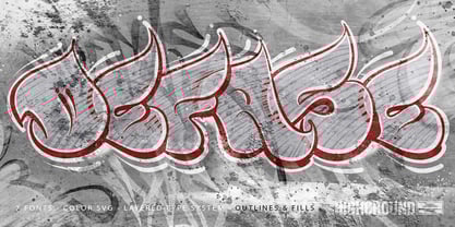 Defase Graffiti Font Poster 1
