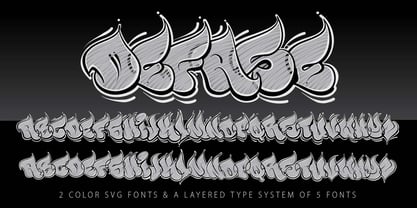 Defase Graffiti Font Poster 3