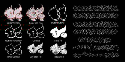 Defase Graffiti Font Poster 2