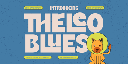 Theleo Blues Font Poster 1