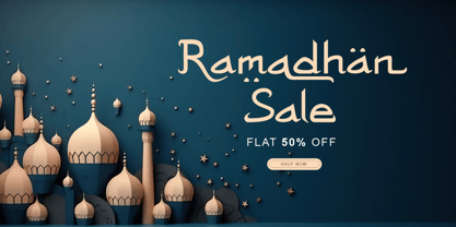 Al Barakah Karim Font Poster 5