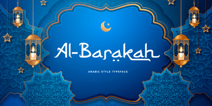 Al Barakah Karim Font Poster 1