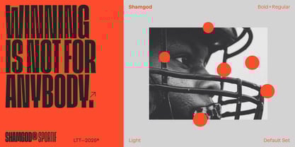 Shamgod Font Poster 2
