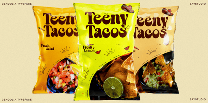 Cendolia Font Poster 3