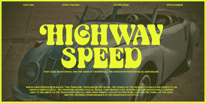 Cendolia Font Poster 10