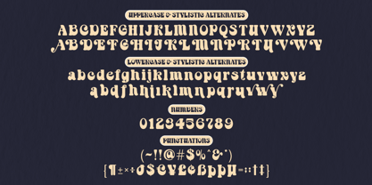 Cendolia Font Poster 12