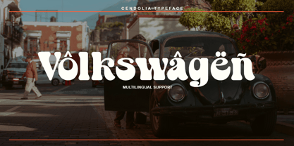 Cendolia Font Poster 13