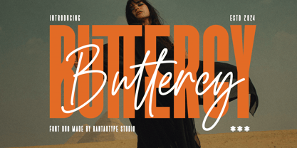 Buttercy Font Poster 1