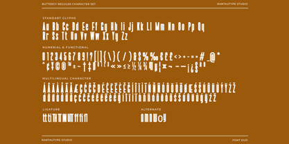 Buttercy Font Poster 14