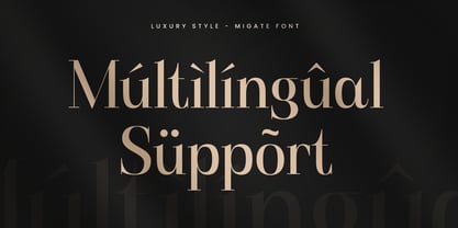 Migate Font Poster 14