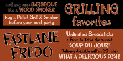 Delbert Logjam Font Poster 2