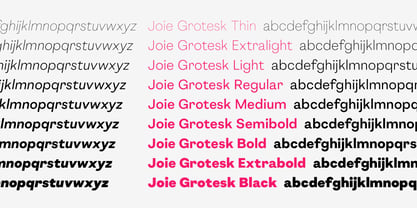 Joie Grotesk Font Poster 7