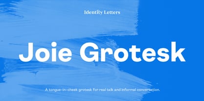 Joie Grotesk Font Poster 1