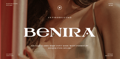 Benira Font Poster 1