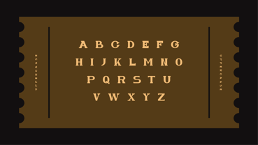 Vyntary Font Poster 2