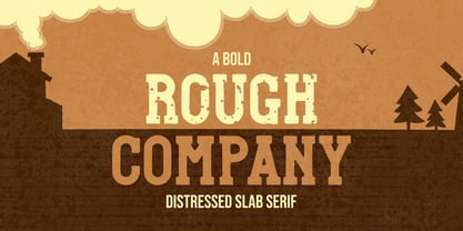 Rough Company Font Poster 1