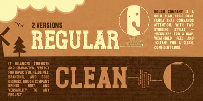 Rough Company Font Poster 2