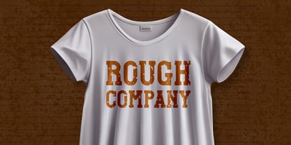 Rough Company Font Poster 5