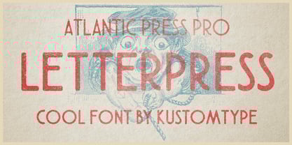 Atlantic Press Pro Font Poster 9