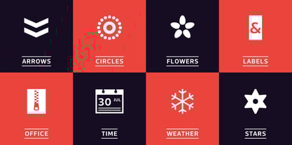 Acta Symbols Font Poster 3