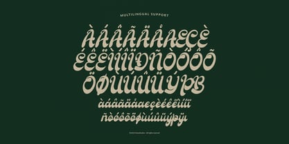 Tifaland Font Poster 11