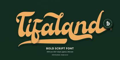 Tifaland Font Poster 1