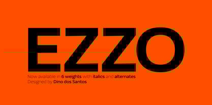 Ezzo Font Poster 1