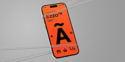 Ezzo Font Poster 4