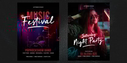 Rillonia Font Poster 3