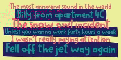 Extra Chill Font Poster 3