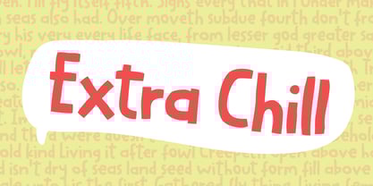 Extra Chill Font Poster 1