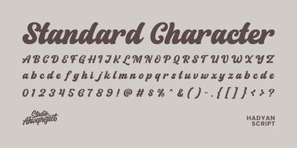 Hadyan Font Poster 2