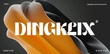 Dingklix Font Poster 1