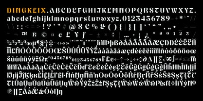 Dingklix Font Poster 12