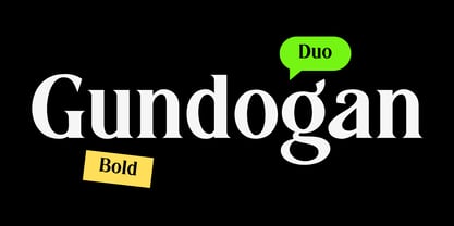 Gundogan Font Poster 1